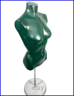 Antique Advertising 20th Century Countertop Bust Mannequin Stand Vintage