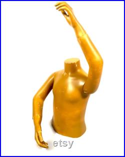 Antique Advertising 20th Century Countertop Bust Mannequin Stand Vintage
