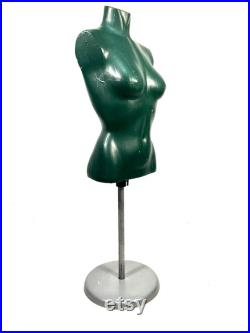 Antique Advertising 20th Century Countertop Bust Mannequin Stand Vintage