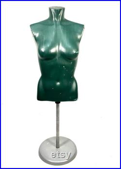 Antique Advertising 20th Century Countertop Bust Mannequin Stand Vintage