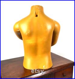 Antique Advertising 20th Century Countertop Bust Mannequin Stand Vintage