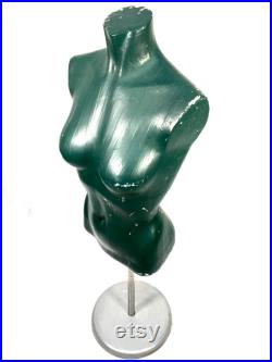 Antique Advertising 20th Century Countertop Bust Mannequin Stand Vintage