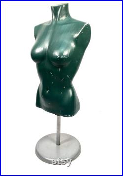 Antique Advertising 20th Century Countertop Bust Mannequin Stand Vintage