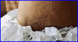 Antique Aged Worn Beauty French Buste Gerard Paris Torso Mannequin Small Size