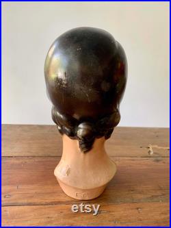 Antique Art Deco 1920s collectable original mannequin display head