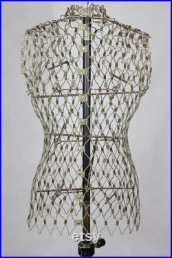 Antique Dress Form Le Mannequin Ideal Rare Antique Mannequin Industrial Mannequin Wire Mannequin Mannequin