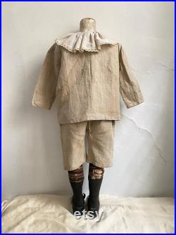 Antique Edwardian Children Full Body Mannequin and Outfit 36 Tall