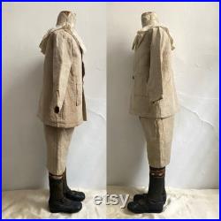 Antique Edwardian Children Full Body Mannequin and Outfit 36 Tall