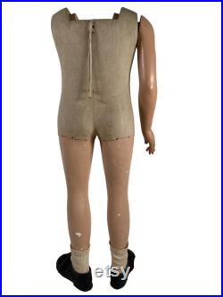 Antique French Busti Girard Paris Mannequin Shop Display Decorative Collectable Vintage Clothes Modelling c1920's EVE