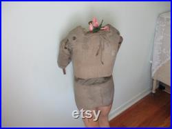 Antique French Child Mannequin Seigel Paris Rare Articulated Waist C1880's Victorian Fashion