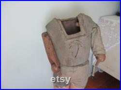 Antique French Child Mannequin Seigel Paris Rare Articulated Waist C1880's Victorian Fashion