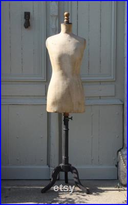 Antique French Mannequin, Parisian Dress Form, Dummy, Jeanne D'arc living, French Nordic