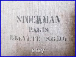 Antique French mannequin taylor dummy Stockman Paris, size 46, antique taylor dummies, boudoir French mannequin, Stockman dressmaker form
