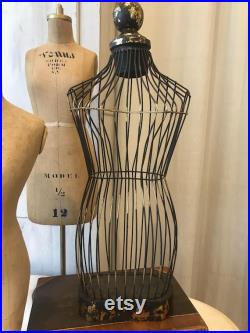 Antique HALF SCALE DRESS Form You Pick tags Mannequin Salesman Sample Advertisement Sewing Machine General Dime Store Table Top Display