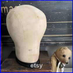 Antique Hat Stand millinery, hat pins, 1940 Antique, mannequin head