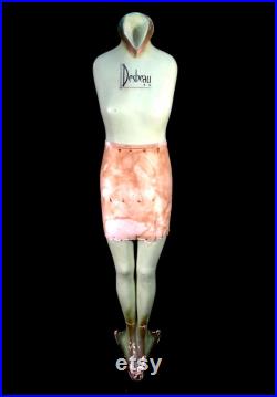 Antique Large Desbeau Corsetry Lingerie Mannequin Corset Display Stand c.1950