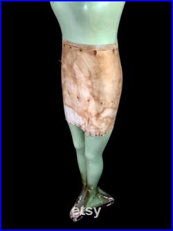 Antique Large Desbeau Corsetry Lingerie Mannequin Corset Display Stand c.1950