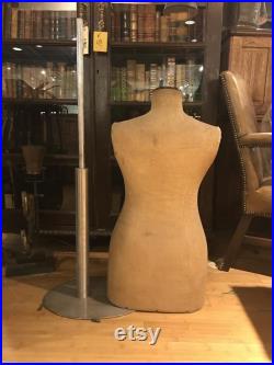 Antique Mannequin Body Form, Woman Fashion Couture Dress Form