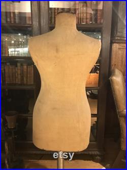 Antique Mannequin Body Form, Woman Fashion Couture Dress Form