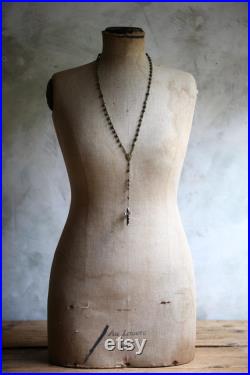 Antique Mannequin Bust French Tailors Dummy Dress Form Shop Display 1800s Au Louvre Paris Napoleon III