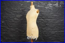 Antique Mannequin Dress Making Taylors Dummy Vintage Stockmann Shop Window or Bedroom Display Elegant Form Interior Decor