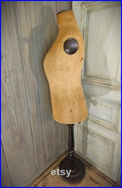 Antique Mannequin Tailors Dummy with Stand Dress Form Shop Display Vienna 1800s