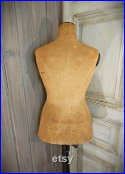 Antique Mannequin Tailors Dummy with Stand Dress Form Shop Display Vienna 1800s