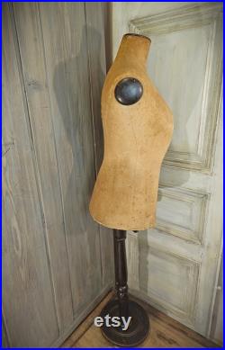 Antique Mannequin Tailors Dummy with Stand Dress Form Shop Display Vienna 1800s