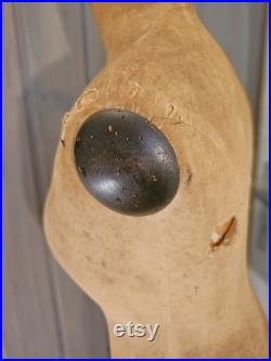 Antique Mannequin Tailors Dummy with Stand Dress Form Shop Display Vienna 1800s