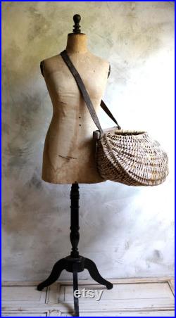 Antique Mannequin Womens French Tailors Dummy with Stand Ladies Dress Form Shop Display 1800s Napoleon III Buste