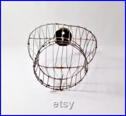 Antique Metal Wire Bust Shirt Display Stand Mercantile Store Torso Merchandise Display