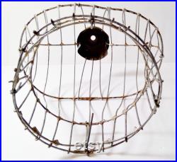 Antique Metal Wire Bust Shirt Display Stand Mercantile Store Torso Merchandise Display