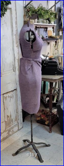 Antique Purple Dress Form, Seamstress Assistant