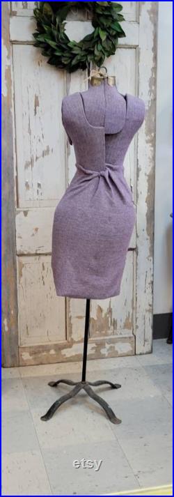 Antique Purple Dress Form, Seamstress Assistant