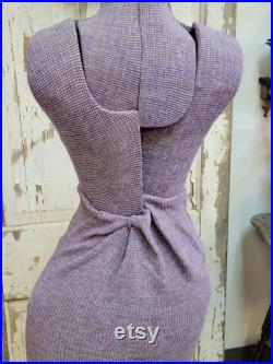 Antique Purple Dress Form, Seamstress Assistant