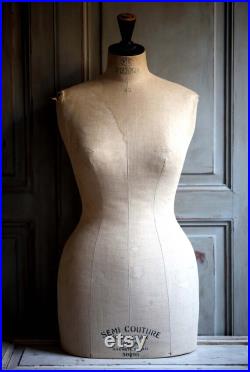 Antique STOCKMAN Mannequin French Tailors Dummy Dress Form Shop Display 1800s Napoleon III