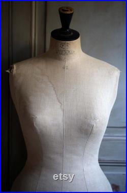 Antique STOCKMAN Mannequin French Tailors Dummy Dress Form Shop Display 1800s Napoleon III