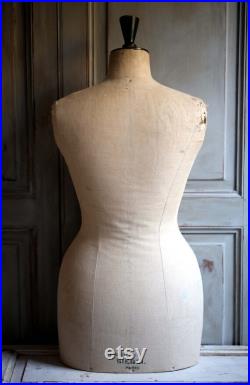 Antique STOCKMAN Mannequin French Tailors Dummy Dress Form Shop Display 1800s Napoleon III