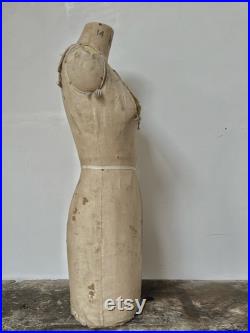 Antique Vintage Mannequin Dummy Dressmaker Home Decor Prop Shop Display