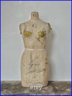 Antique Vintage Mannequin Dummy Dressmaker Home Decor Prop Shop Display
