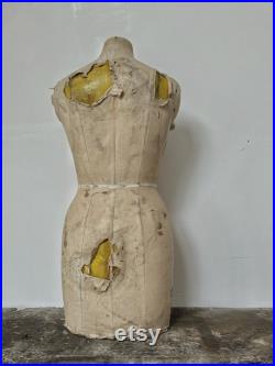 Antique Vintage Mannequin Dummy Dressmaker Home Decor Prop Shop Display