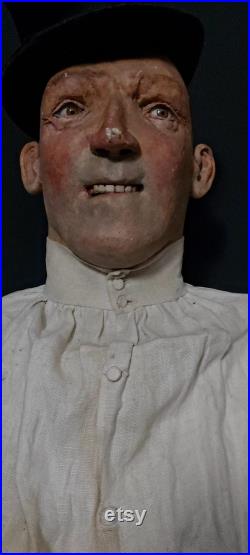 Antique Vintage Rare Museum Mannequin Head, Mannequin, Mountable head