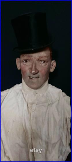 Antique Vintage Rare Museum Mannequin Head, Mannequin, Mountable head