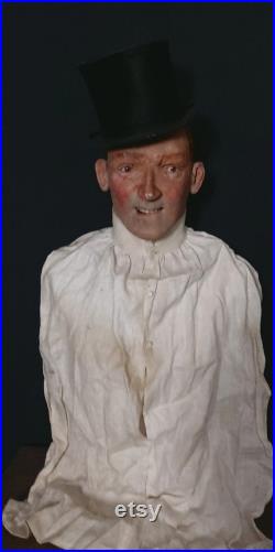 Antique Vintage Rare Museum Mannequin Head, Mannequin, Mountable head