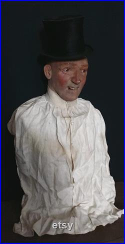 Antique Vintage Rare Museum Mannequin Head, Mannequin, Mountable head