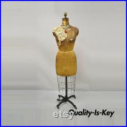 Antique j.r Bauman Model 1957 Size 14 Cage Dress Form Mannequin