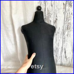 Antique kid tailor dummy 1800s stockman dressmaker mannequin for child tabletop