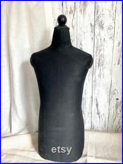Antique kid tailor dummy 1800s stockman dressmaker mannequin for child tabletop