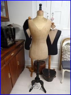 Antique tailor doll by Stockmann, Paris, silk insert, France, mannequin