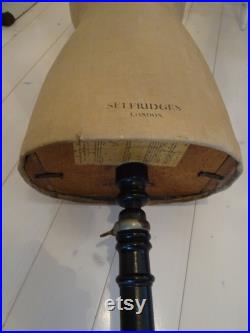 Antique tailor's doll by SELFRIDGE LONDON Patented, collapsible